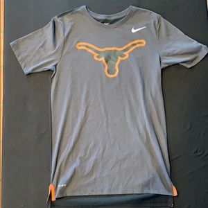 Dark gray front, black back Longhorn Dri-fit dress